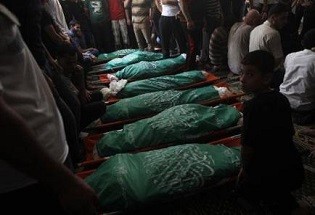 شمار شهدای غزه ۱۷۰تن/ گلوله باران صور لبنان و جولان سوریه