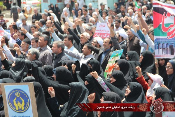 حضور باشکوه مردم شیعه و سنی استان در راهپیمایی روز قدس