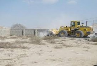 بیش از 5 هزار متر مربع از اراضی ملی شهرستان ایرانشهر رفع تصرف شد