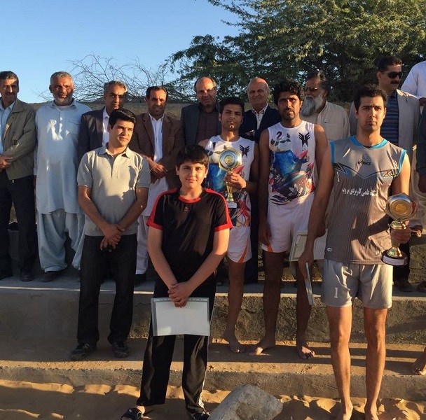کسب مقام نایب قهرمانی تیم والیبال ساحلی در سیستان وبلوچستان