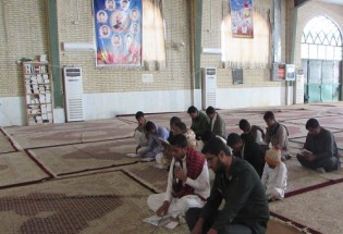 مراسم روحبخش دعای ندبه در مصلی امام علی (ع) شهرستان دلگان+ تصاویر