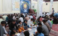 ضیافت افطار و تکریم ۱۲۰۰ نفر از ایتام کمیته امداد شهرستان میرجاوه +تصاویر