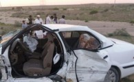 دو مصدوم بر اثر تصادف خودرو پژو با سمند در جنوب غرب سیستان و بلوچستان+ تصاویر