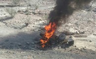 سقوط مرگبار لودر در مسیر نیکشهر – چابهار+عکس