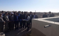 افتتاح طرح های محرومیت زدایی سپاه پاسداران در شمال شهرستان هیرمند