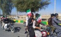 گزارش تصویری از رژه موتوری و خودرویی به مناسبت گرامیداشت ورود تاریخی امام خمینی (ره) به کشور در سراوان