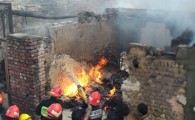 آتش سوزی در انبار دپوی سوخت زاهدان