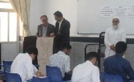 بازدید رئیس دانشگاه آزاد اسلامی استان سیستان و بلوچستان از حوزه امتحانی دانشجویان واحد سراوان