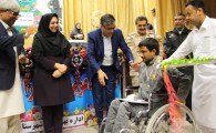 برگزاری اختتامیه اولین جشنواره ورزشی معلولین در سراوان