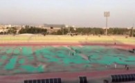 بذر بی تدبیری در زمین فوتبال استادیوم الغدیر زاهدان/ حال تنها ورزشگاه استاندارد سیستان و بلوچستان بحرانی است