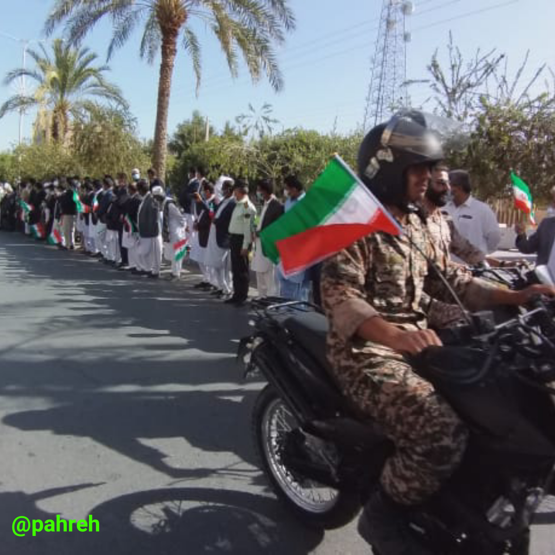 رژه موتوری و خودرویی تاریخی و ماندگار 22 بهمن در ایرانشهر