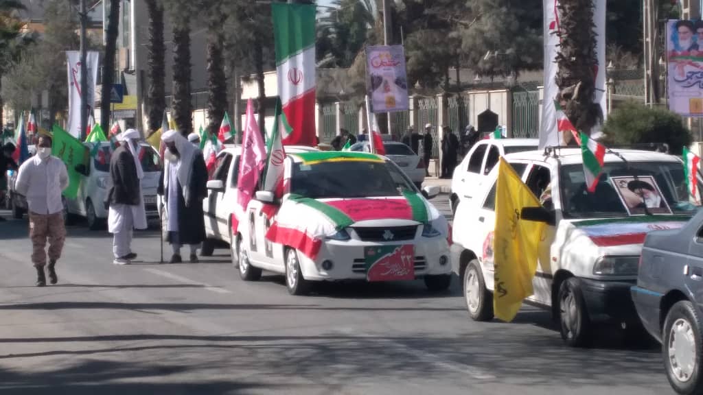 جلوه های دیدنی از راهپیمایی 22 بهمن در پایتخت وحدت ایران اسلامی