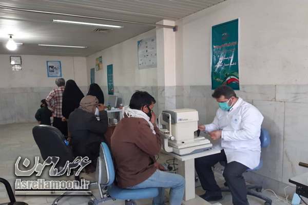 خدمات چشم پزشکی رایگان به همت بسیج جامعه پزشکی در سیستان ‏وبلوچستان
