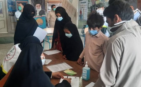راه‌اندازی بیمارستان صحرایی در بخش کورین زاهدان