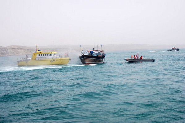 2 فروند شناور قایق صیادی متخلف در محدوده بندر تیس توقیف شد