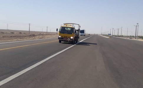خط کشی ۴۰۰ کیلومتر از محورهای مواصلاتی سیستان و بلوچستان
