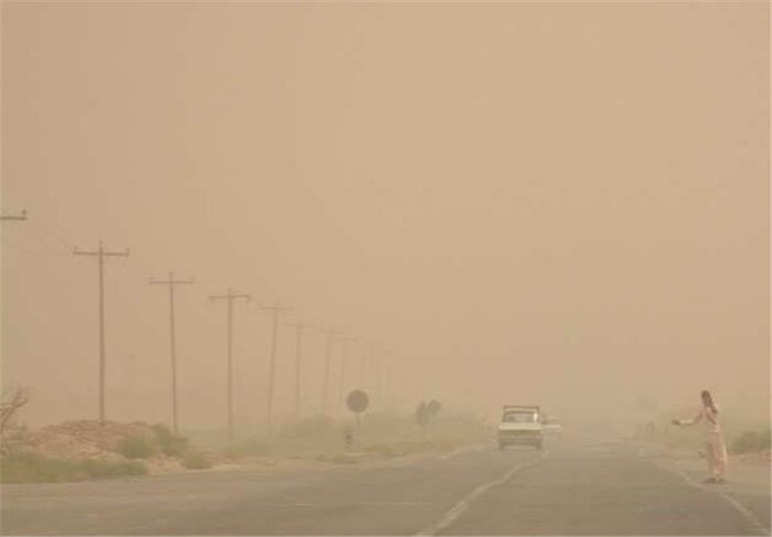 بختک ریزگردها باز هم برسینه جنوب شرق کشور نشست/گرد و غبار نفس مردم سیستان و بلوچستان را در روزهای کرونایی گرفت