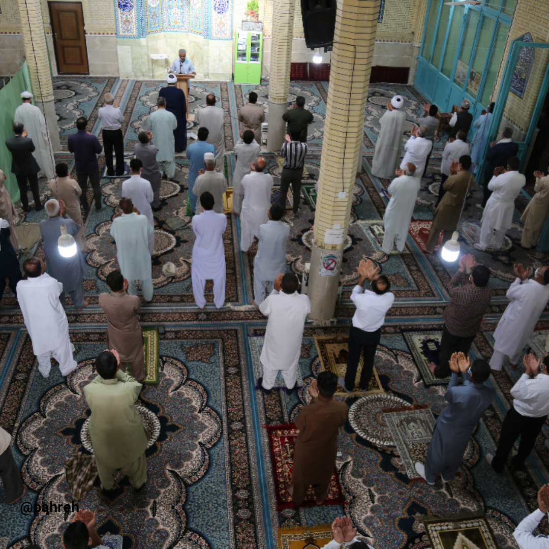 اقامه نماز عید قربان در ایرانشهر