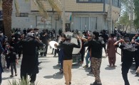 آیین سینه زنی و زنجیر زنی تاسوعای حسینی در شرقی ترین نقطه ایران برگزار شد  