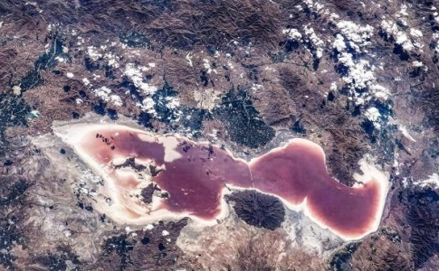 تصویر جدید و دردناک ایستگاه فضایی چین از دریاچه ارومیه