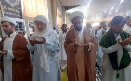 برگزاری نماز عید فطر در شهرستان دلگان  