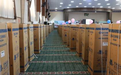 توزیع ۲۸۰ دستگاه یخچال بین مددجویان کمیته امداد سیستان و بلوچستان