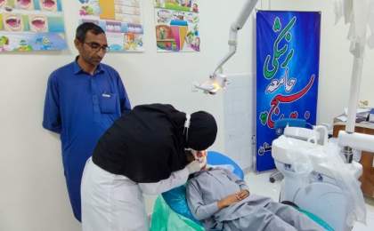 ویزیت رایگان بیماران به همت گروه جهادی فلق در سیستان و بلوچستان  