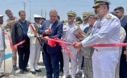 افتتاح بیمارستان ۹۷ تختخوابی نیروی دریایی ارتش در کنارک