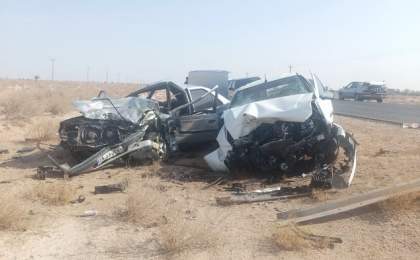 ۲ کشته و  ۵ مجروح در مسیر دلگان به ایرانشهر